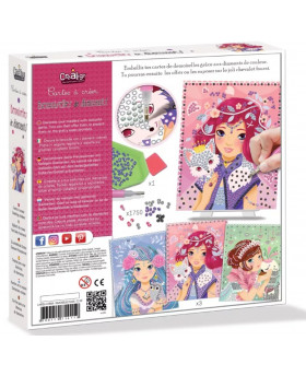 Cartes à créer Demoiselles de diamants - CreaLign'