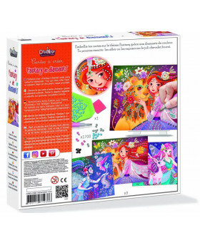 Cartes à créer Fantasy de diamants - CreaLign'