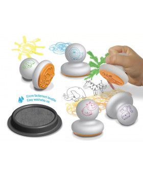 Mes premiers tampons Animaux de la savane - CreaLign'