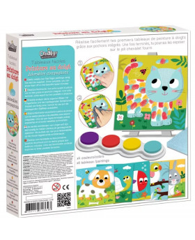 Peinture au doigt Adorables compagnons - CreaLign'