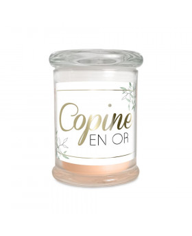 Bougie Copine en or - Jasmin