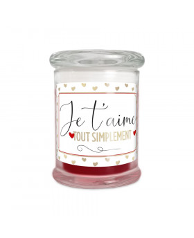 Bougie Je t'aime tout...