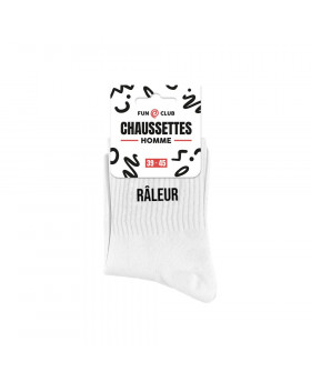 Chaussettes Râleur - Blanc