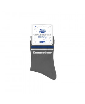 Chaussettes Emmerdeur - Gris
