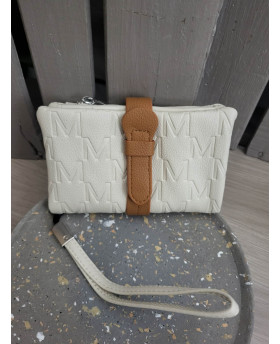 Portefeuille - Blanc cassé