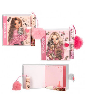 Bloc-notes avec stylo Chat/Chien - Top Model