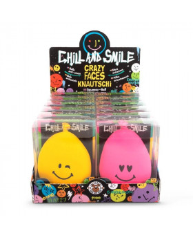 Balles anti-stress - Jaune/Bleu/Rose/Vert