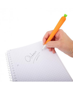 Stylo à bille Carotte - Bleu/Rose