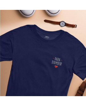 T-shirt Papa d'amour - M