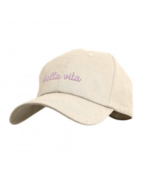Casquette Bella vita - Rose
