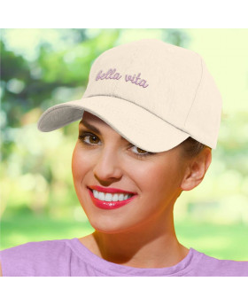 Casquette Bella vita - Rose