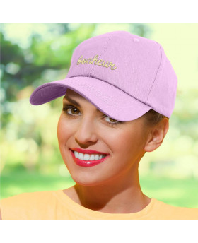 Casquette Bonheur - Mauve