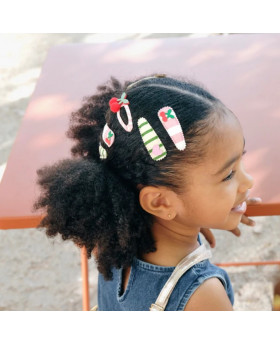 Barrettes Cerises/Coeurs - Rockahula
