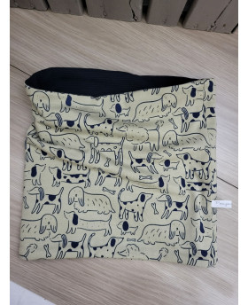 Snood mi-saison Chiens/Bleu...