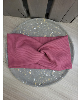 Bandeau Vieux rose - Pompom...