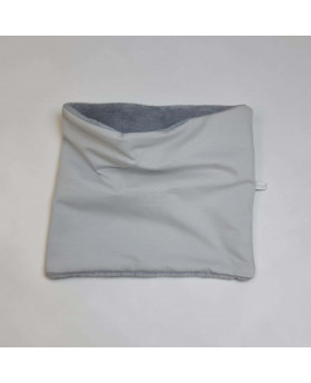 Snood hiver Gris - Pompom...
