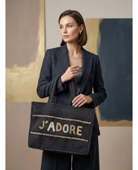 Cabas J'adore - Noir