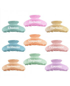 Pince à cheveux paillettes - Elégante